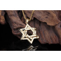 Amazon Hot Selling Love Star Stainless Steel Jewelry Gold Jewelry Water Wave Chain Antler Star Necklace